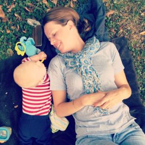 Hanging out in the park during an Open House